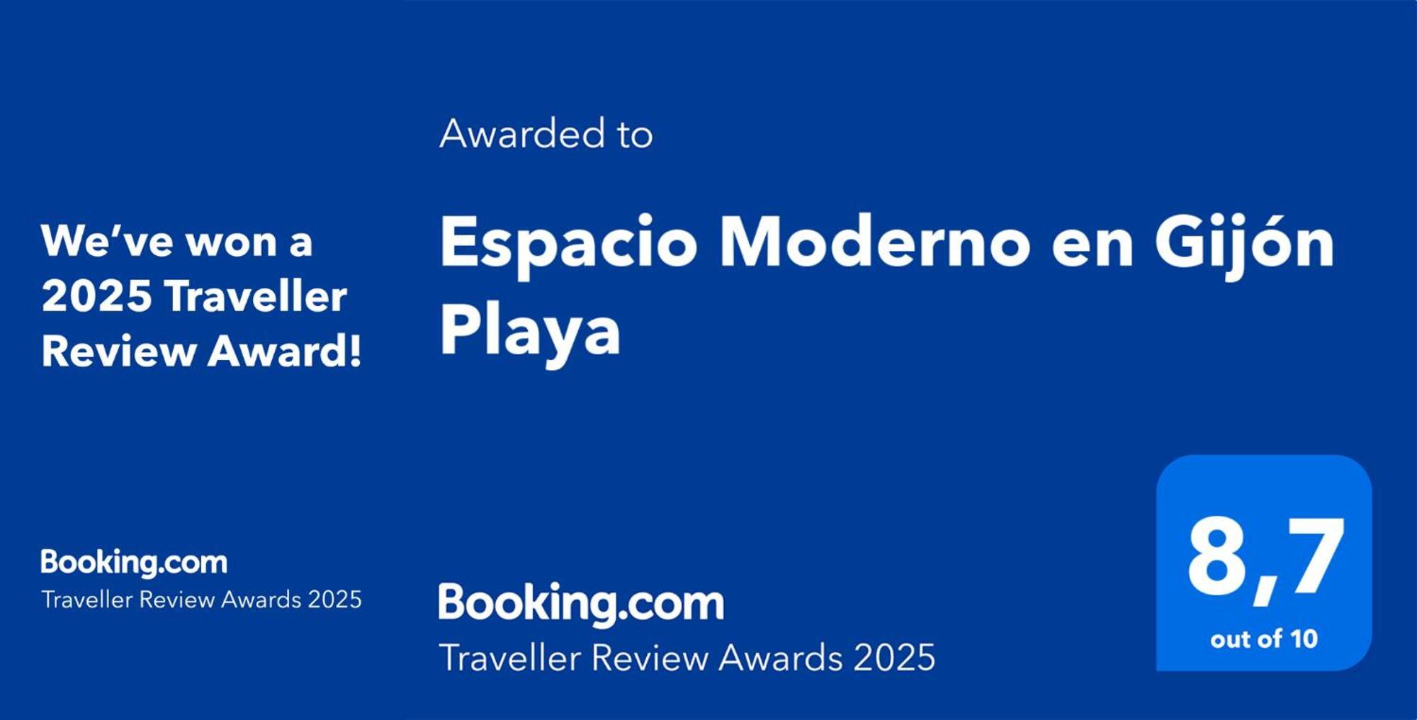 Espacio Moderno En Gijon Playa Экстерьер фото